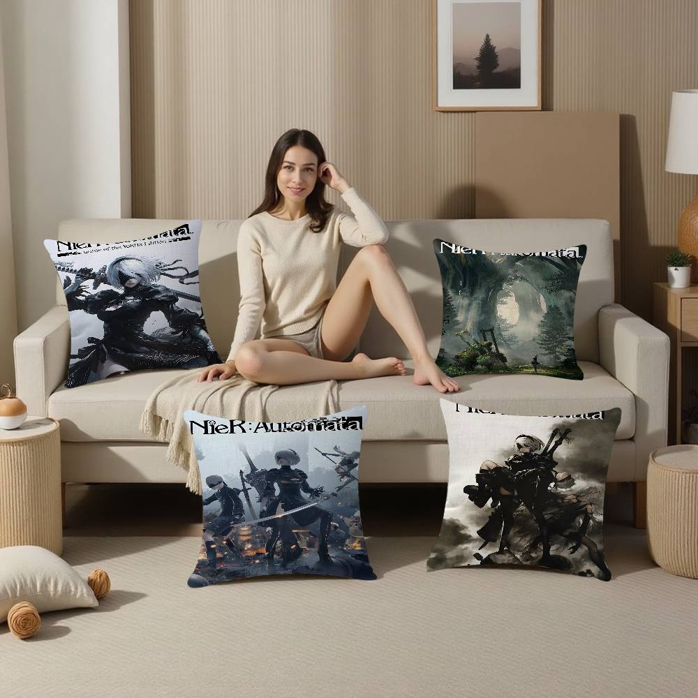 NieR Automata Personalized picture text home decorative pillows Household Gifts xcm