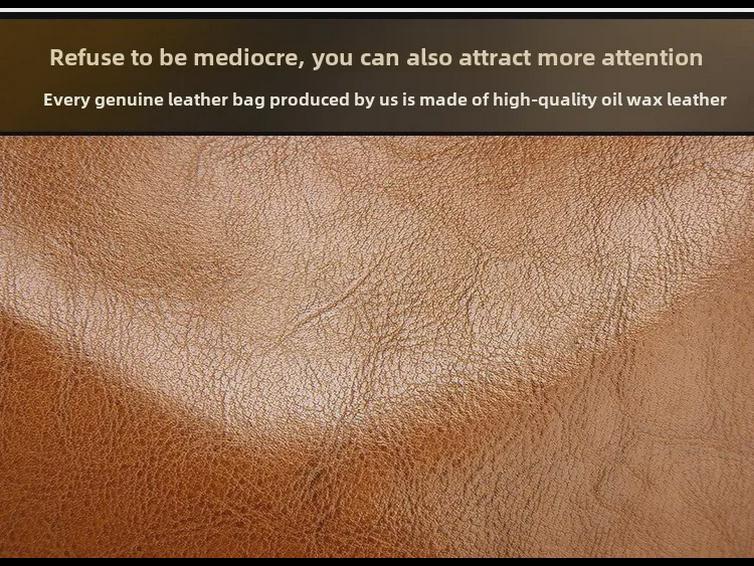 Trendy 2025 Retro Waxed Patent Leather Shoulder Tote for Women