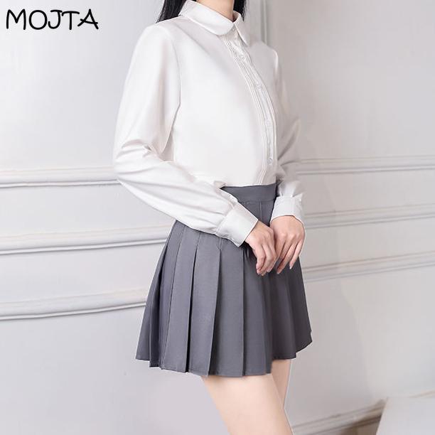 Летние женские корейские плиссированные юбки Женские мини-юбки Юбки с высокой талией — фото 5