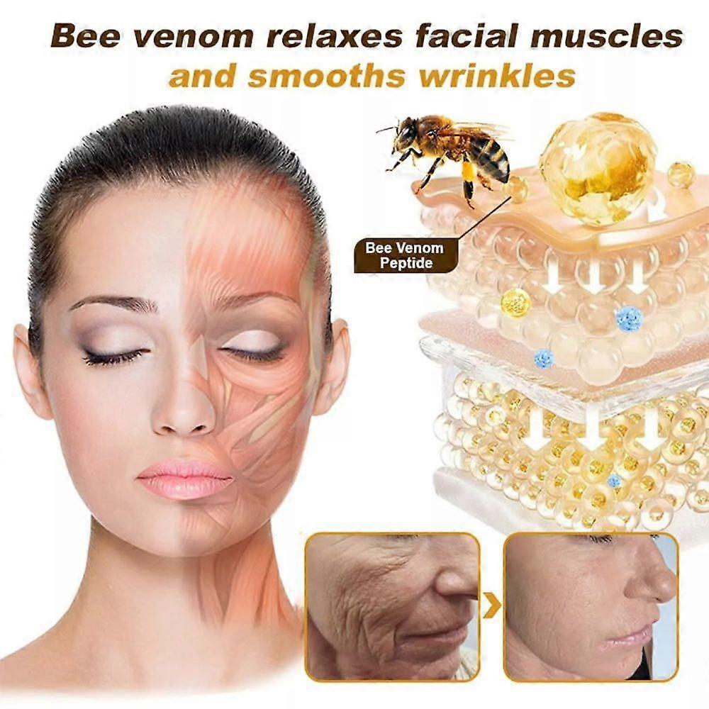 Bee Venom Firming Serum Stick, Firming anti-Wrinkle Cream, Lifts and Tightens the Skin, Effectively Solving Wrinkles and Fine Lines