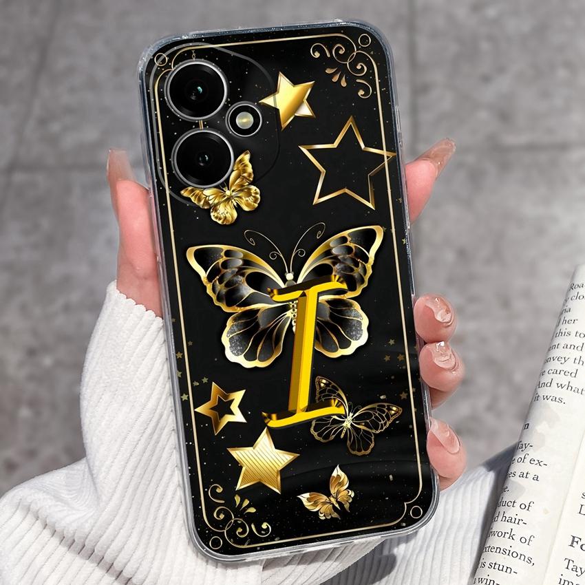 Fashion Letter Butterfly Pattern Phone Case For Honor 400 300 200 Pro Lite Smart 50S 30S 20S 20i 10i Soft Clear Back Cover For Honor Cellphone Casing