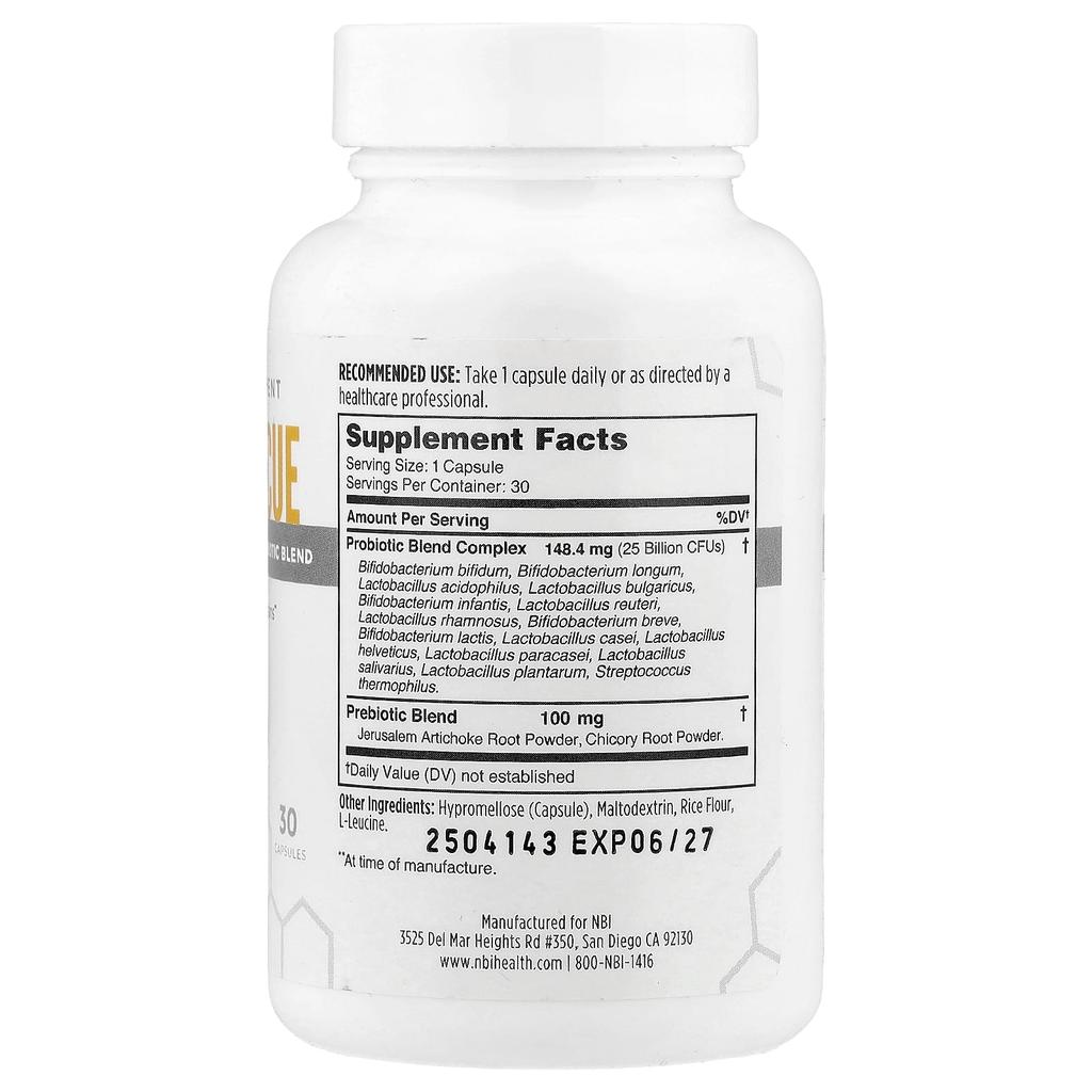 NBI, Belly Rescue, 30 Capsules