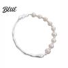 Refined Workmanship Bracelet Beaded Bangle for Women Faux Pearl