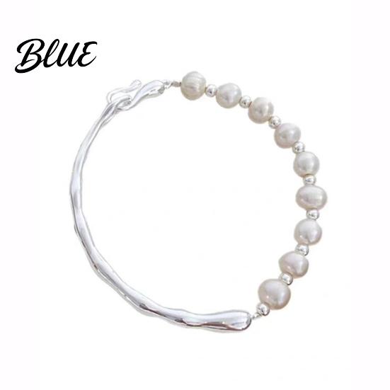 Refined Workmanship Bracelet Beaded Bangle for Women Faux Pearl