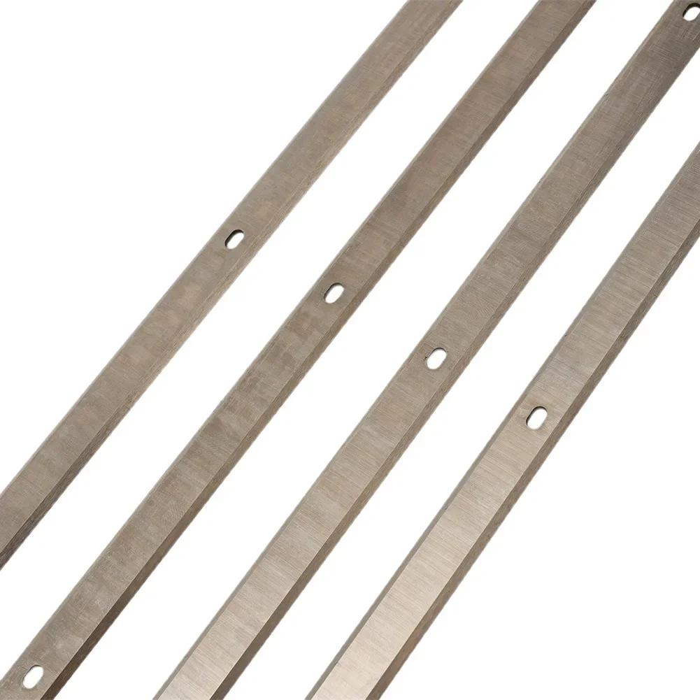 Pachet de 4 lame de rindeau pentru lemn HSS de 330 mm 330x12x1,5 mm pentru DH330 DH316 cu lamă dublă Rindea electrică Mașini pentru prelucrarea lemnului Pa