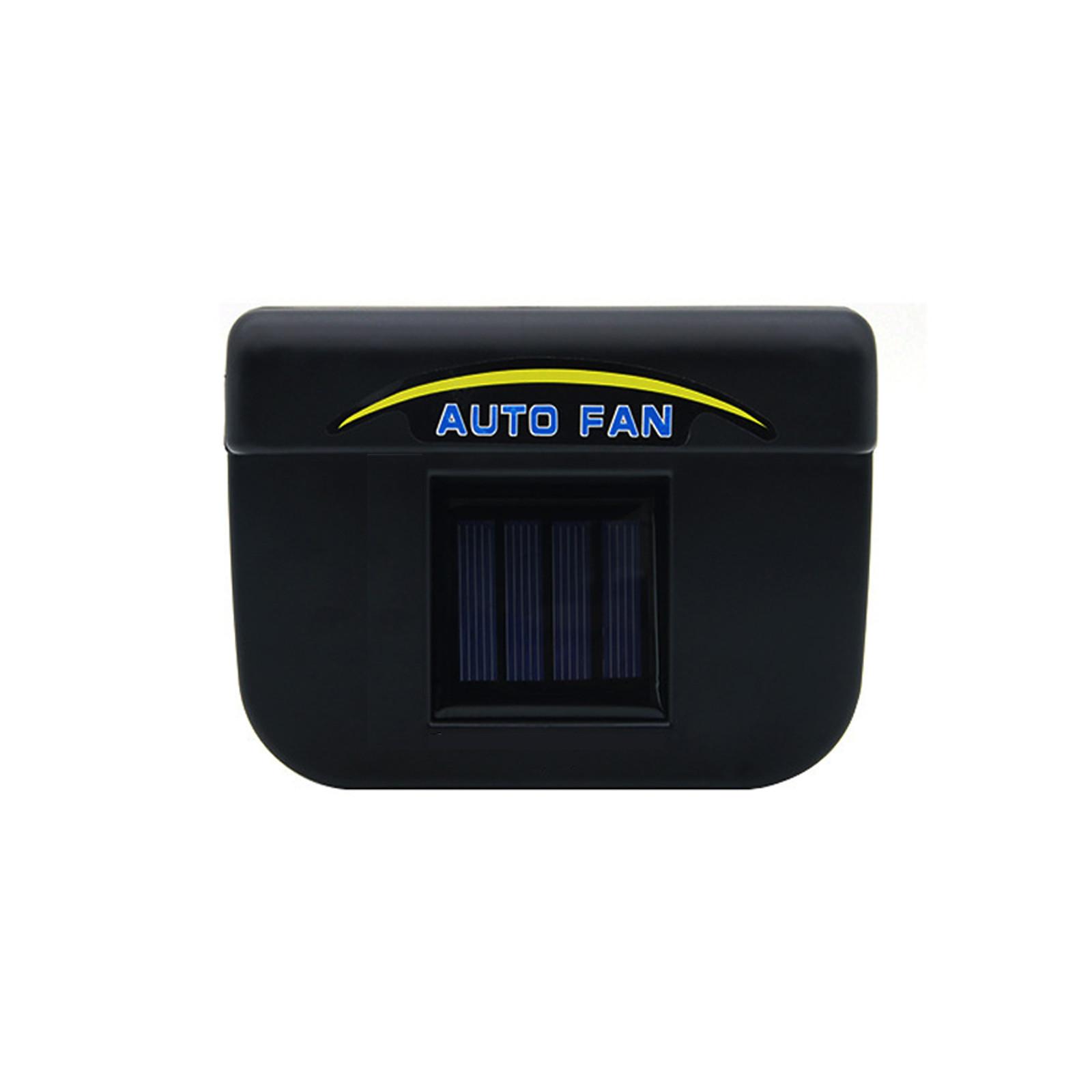

Автоматический вентилятор с вентилятором Solar Sutomatic Fan Автомобильный вентилятор Черный