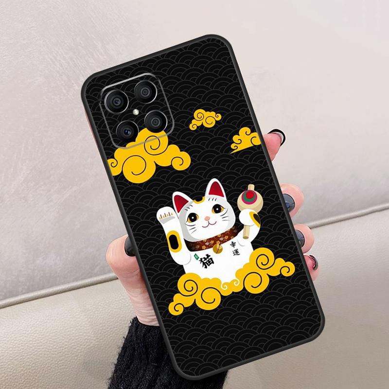 

Japanese Lucky Cat Art For Honor Magic 8 7 5 6 Lite Case For Honor 200 400 Pro X9d X9c X9b X9a X8c X8b 70 90 Win RT Honor 400