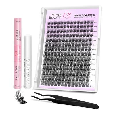 Технологія позиціонування Dreamy Lashes 3D Легке відчуття Newbie Plus Practice Edition 196 кластерів 8-16 мм