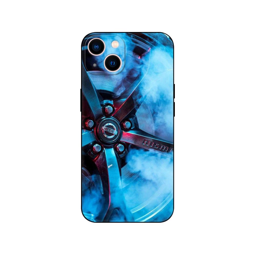 Czarne etui tpu do iphone 5 5s se 2020 6 6s 7 8 plus x 10 XR XS 11 12 13 mini pro MAX tylna obudowa modna sportowa samochodowa