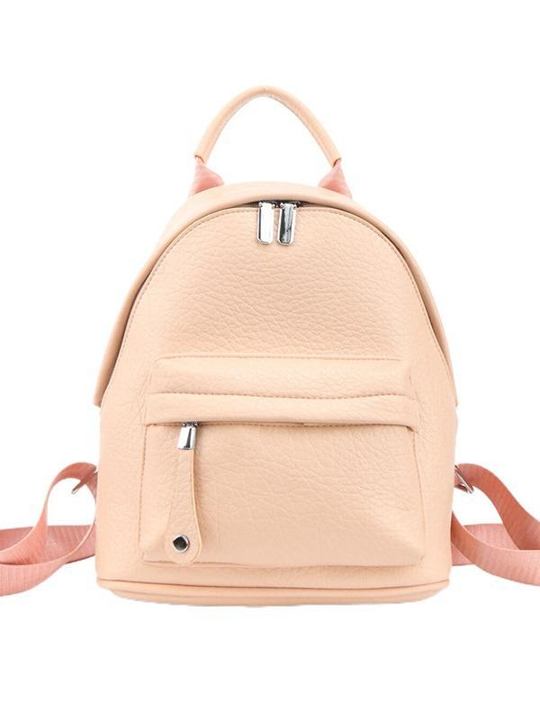 Schoolbag Backpack Women's Backpack 1011 New Trendy Travel Premium Sense Casual Small Backpack Texture Foreign Style Student School Bag