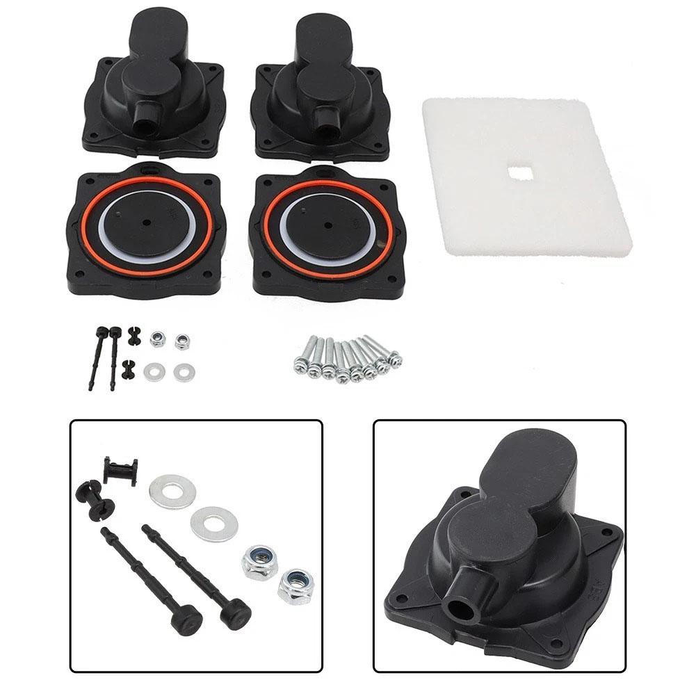 1set Air Pump Rebuild Complete Kit Diaphragms Air Valves Hose Clamps Filter Safety Screw For HP-80 For HP-60 Air Pump Systems