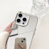 Luxusní pozlacený make-up zrcátko pouzdro na telefon pro iPhone 17 16 15 14 13 12 11 Pro Max XR X XS Pevný akrylový nárazuvzdorný kryt s nárazníkem