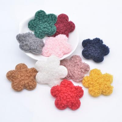 10 Τεμ. 38 χιλ. Μαλακά Βελούδινα Επενδεδυμένα Μπαλώματα Απλικέ Λουλούδια για DIY Ρούχα Χειροτεχνίες Καπέλο Τσάντα Γάντια Κάλτσες Αξεσουάρ Ραπτικής Μπαλώματα