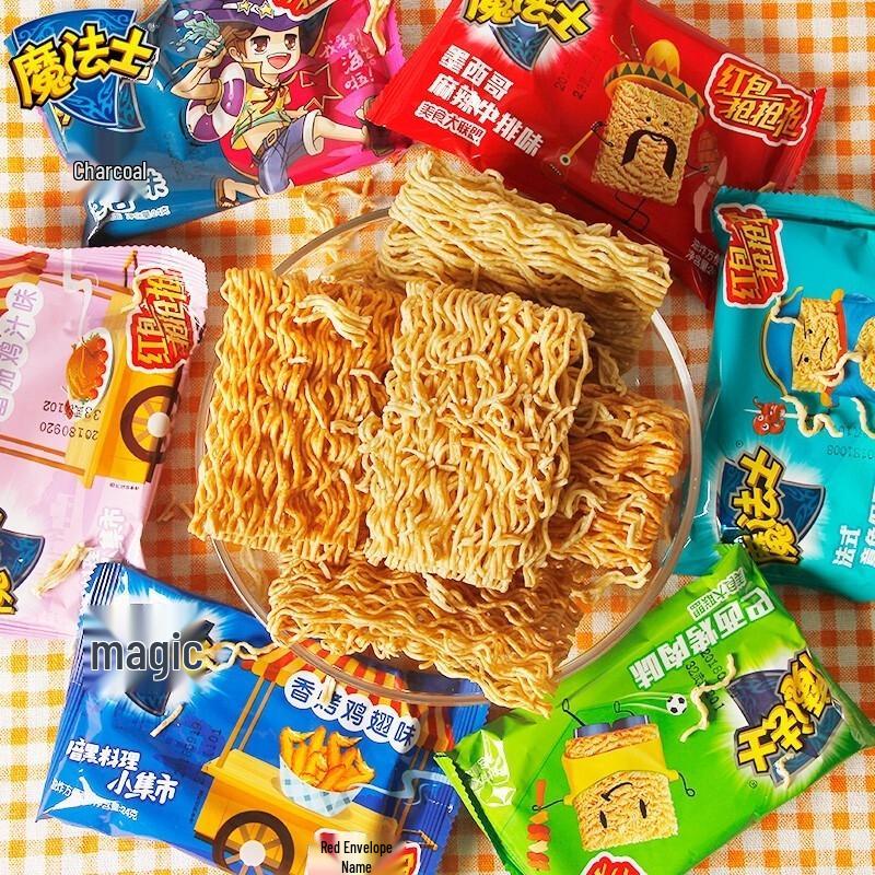 Mofashi Crispy Noodles - Paul s Seafood Flavor (48 Packs)