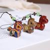 Traditional Mobile Phone Chain Handmade Zodiac Key Ring Neck Pendant Horse Keychain  Bag Decoration
