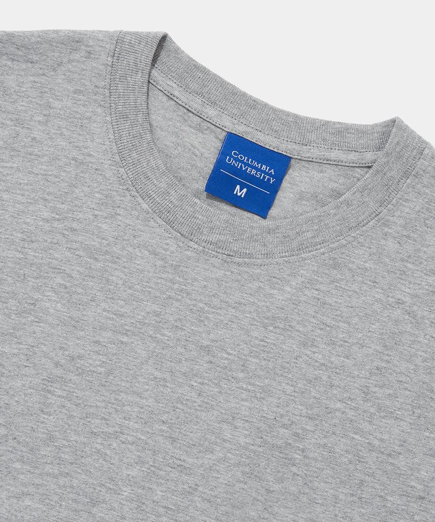 COLUMBIA UNIVERSITY Cny Boxlogo S/S T-Shirts_Melange Gray