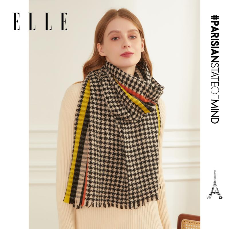 ELLE 100% Sheep Wool Scarf Gift Box