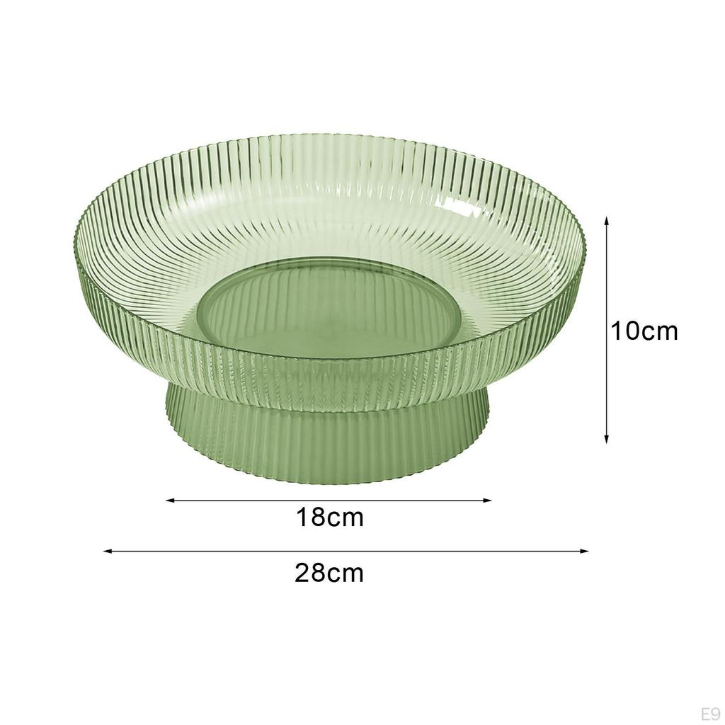 Decorative Pedestal Bowl Dessert Display Stand Storage Baskets Organization Dish Holder for