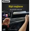 For Skoda Octavia A7 2017- Car Console Gearbox Panel Film Salon Frame Cover Sticker Strips Garnish Decoration TPU Accessorie