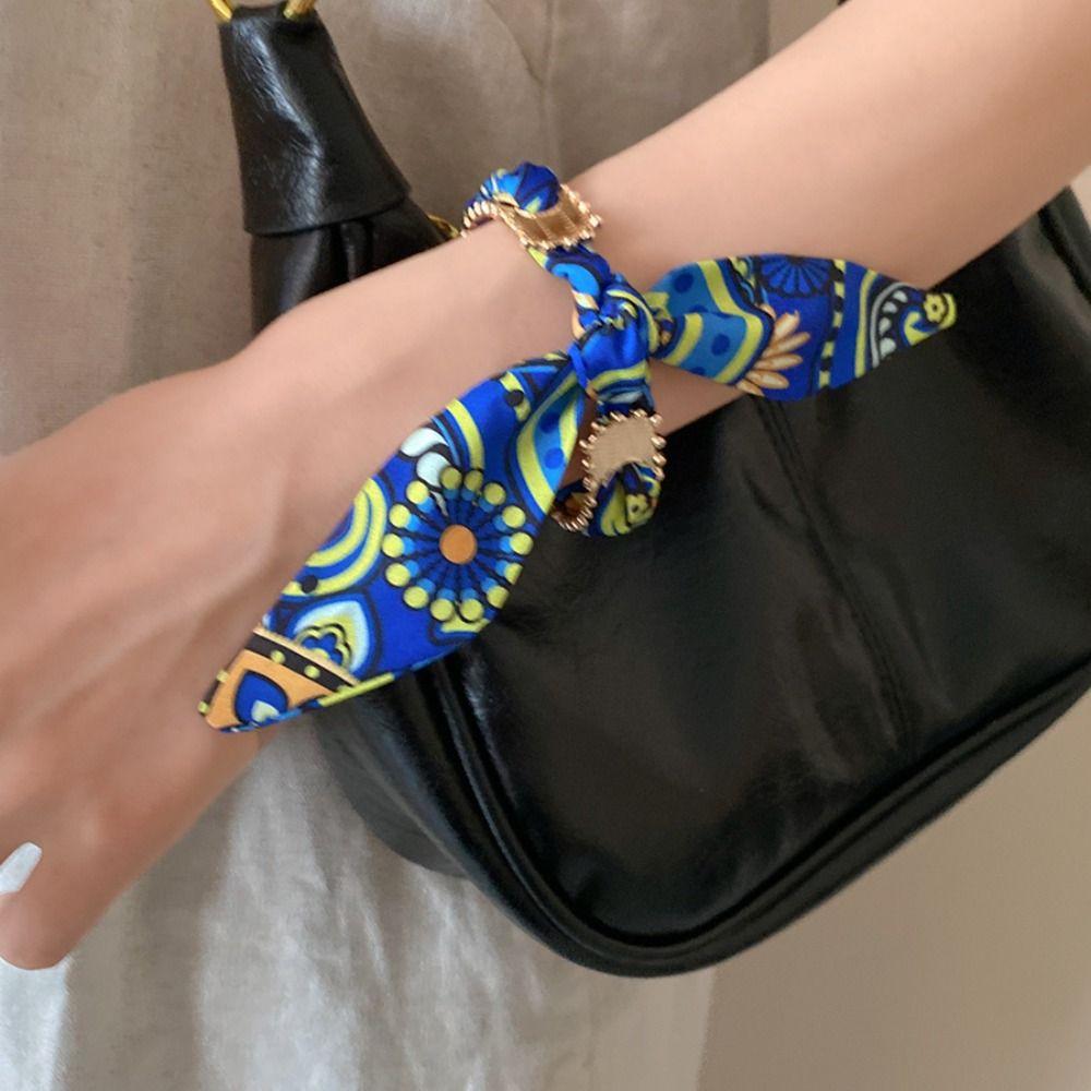 Exaggerated Ethnic Style Wristband Europe American Style Bohemian Scarf Bangle  Decoration