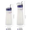 New 280ml 380ml Squeeze Sauce Bottle Large Capacity Plastic Squeeze Bottles Clear Salad Dressing Bottle Ketchup