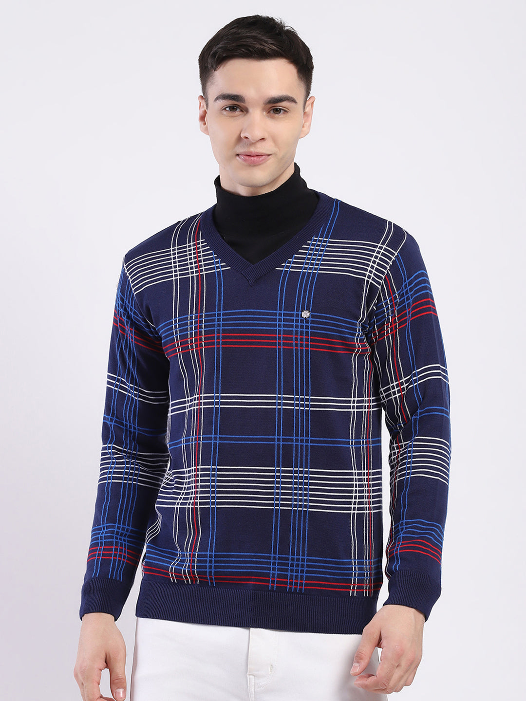 MONTE CARLO Heren Smart Fit Zelf Ontworpen Pullover XL blauw