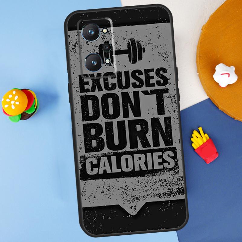 Bodybuilding Gym Fitness For Realme 14 13 12 10 11 Pro Plus GT 6 6T 5 GT7 Pro C55 C51 C21Y C25S C67 C75 C53 C61 Case