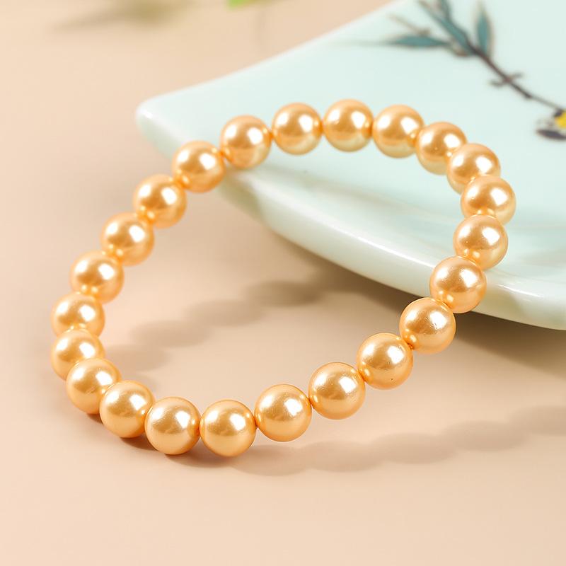 Jingdong Jewelry 7A Shell Bead Bracelet Simple Versatile Womens Accessory Elegant Multi-Color Single-Strand Tourist Souvenir