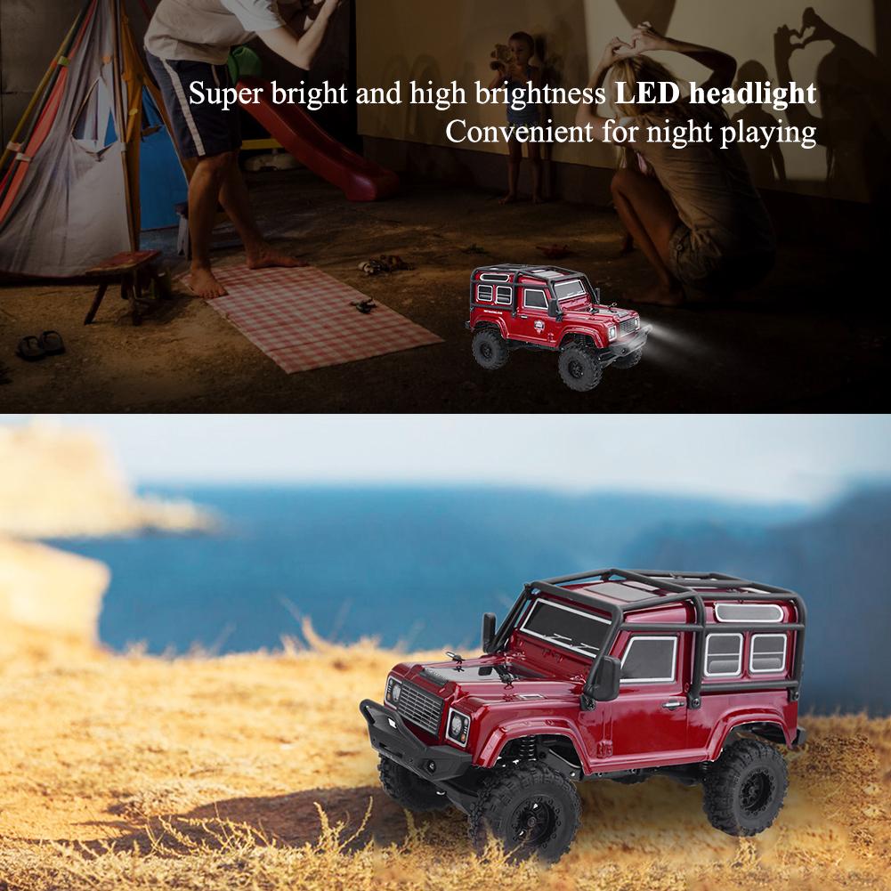 RGT 136240 V2 Mini 1 24 Wireless Control Simulation Climbing for Land Rover D90 RC Off Road Vehicle(Red )