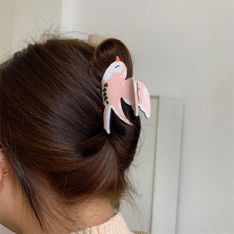 Elegantní spona do vlasů vlaštovka pro dospělé a studenty Stylingová spona Držák na culík Dámská Ins Styl Silná spona