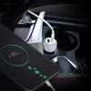 Diamond-mounted Dual USB Car Charger Multifunction Safety Hammer Fast Charging with Bling Rhinestones Aluminum Alloy Car Charger