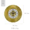 Decorative New Creative Wall Clock Vintage Gold Living Room Clocks European Interior Reloj De Pared Decor Home Decorations