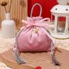 Velvet Flannel Gift Bag Traditional Wedding Gift Bag Creative Drawstring Candy Bag  Guests