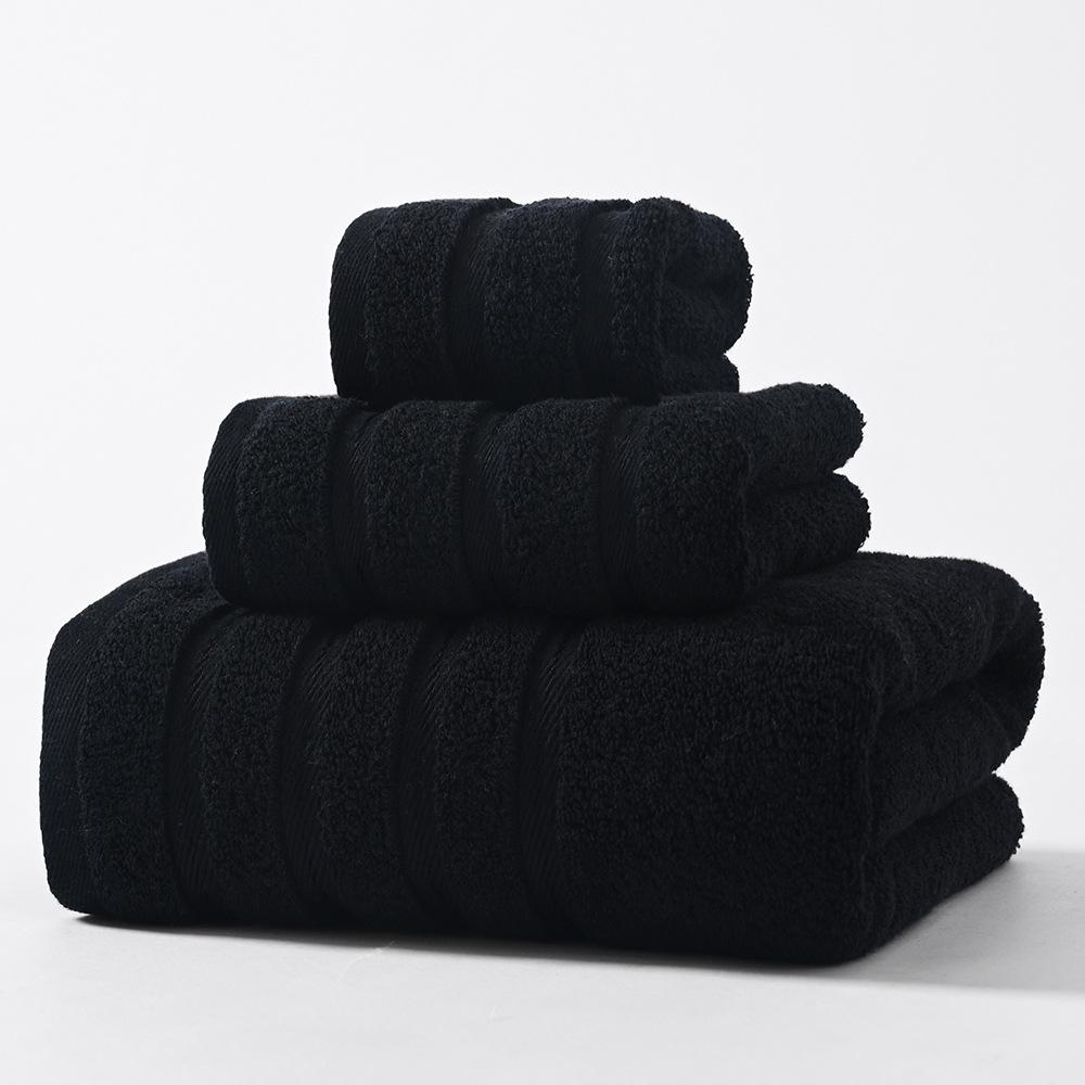 TOWEL All Cotton Towels  Bath Towels Square Towels  3-Piece Set Thick Cotton Bath Towels