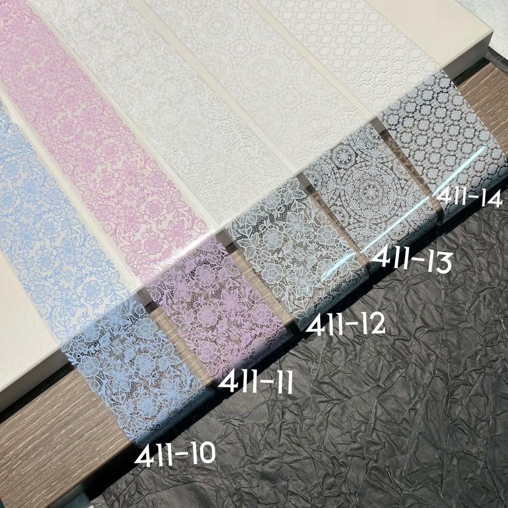 Lace Design Nail Foils Black White Nail Decals Fashion Manicure Decals  Nail Decoration