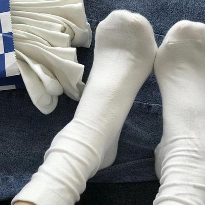 Women's Summer Mid-Tube Socks: Japanese Style, Thin, Deodorant, Sweat-Absorbent, Breathable, Perfect for Spring and Autumn