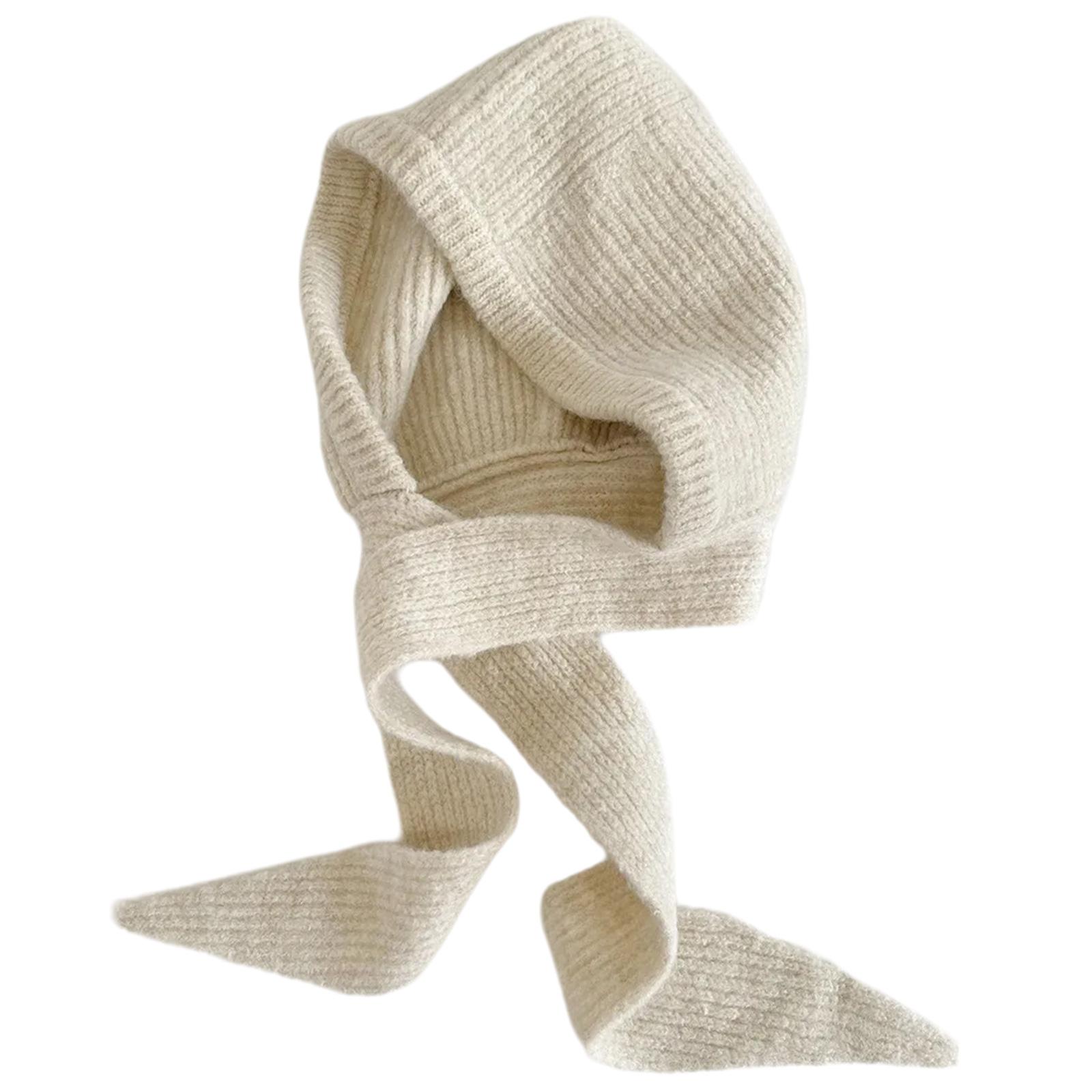 

Зимняя ветрозащитная вязаная шапка женская и мужская уличная шапка многофункциональный головной убор для мужчин и женщин бежевый