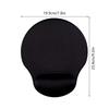 High Quality 1PC Black Mouse Pad With Wrist Rest Pad Anti-Slip Gaming Mousepad Mice Mat PC Laptops Keyboard Accessories
