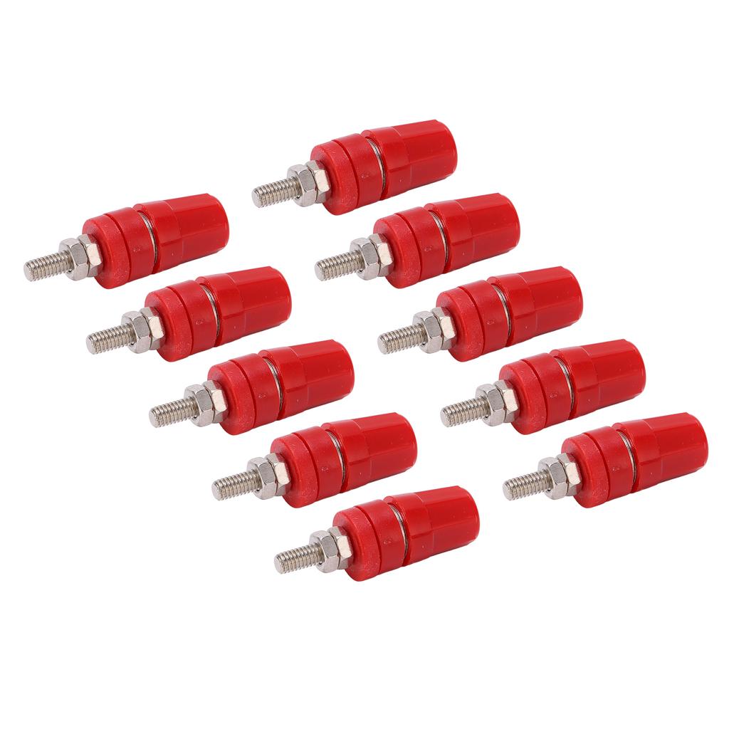 24.320 4.0mm Terminal Binding Post 24A Banana Plugs Connector for Spker Amplifier Terminal