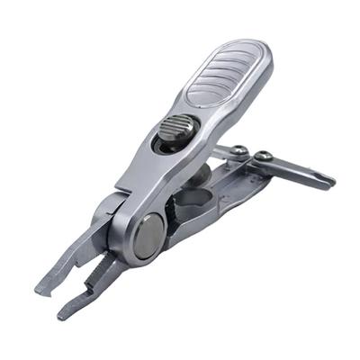 Aluminum Steel Fishing Line Clippers Braided Line Nipper Retractable Clip Nonslip Handle For Professional Anglers