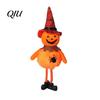 Halloween Collectible Doll Plush Pom Hanging Decoration, Pumpkin/Ghost/Black Cat/Witch Durable Ornament for Tree, Porch, Window Indoor Outdoor