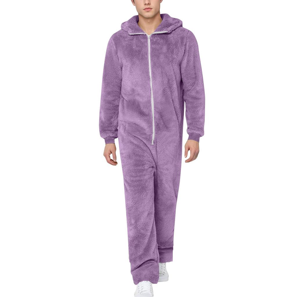 Macacões para homens outono e inverno manga comprida macacões roupas casuais