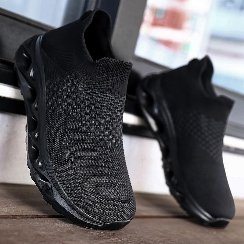 TUINANLE Men's Wide Toe Minimalist Sports Shoes Breathable and Comfortable Barefoot Shoes Breathable Black Fitness Running Women's Sneakers