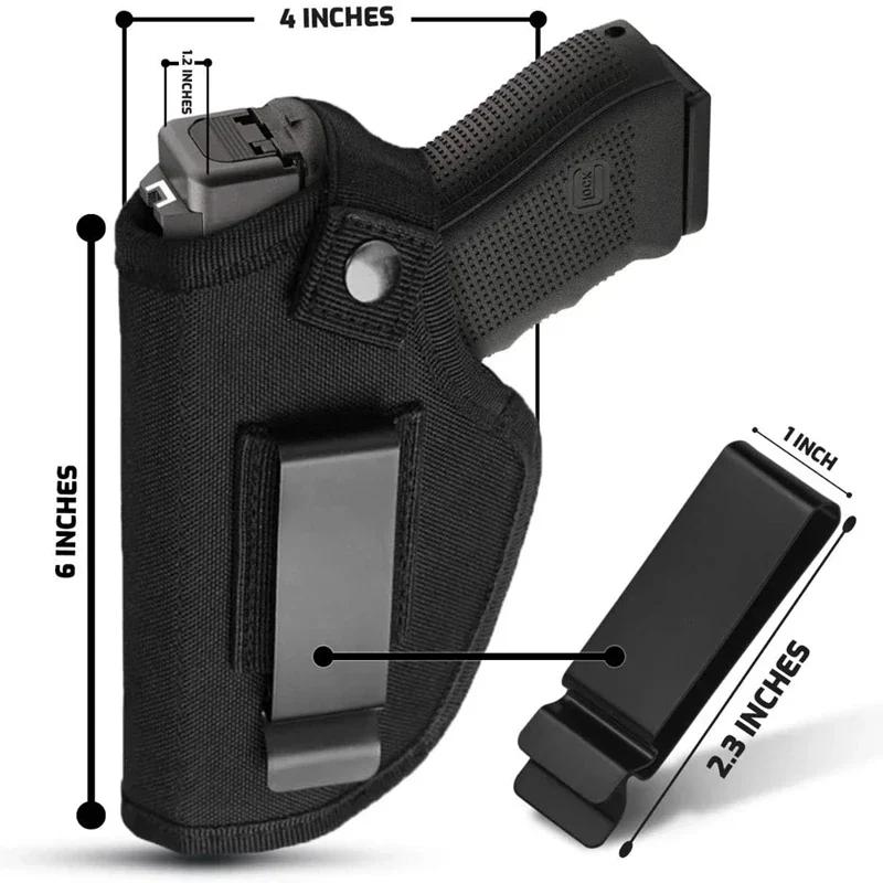 1PC Men/Women Universal Gun Holsters for Airsoft Pistols Right/Left IWB/OWB 9mm Holsters for Concealed Carry Glock Gun