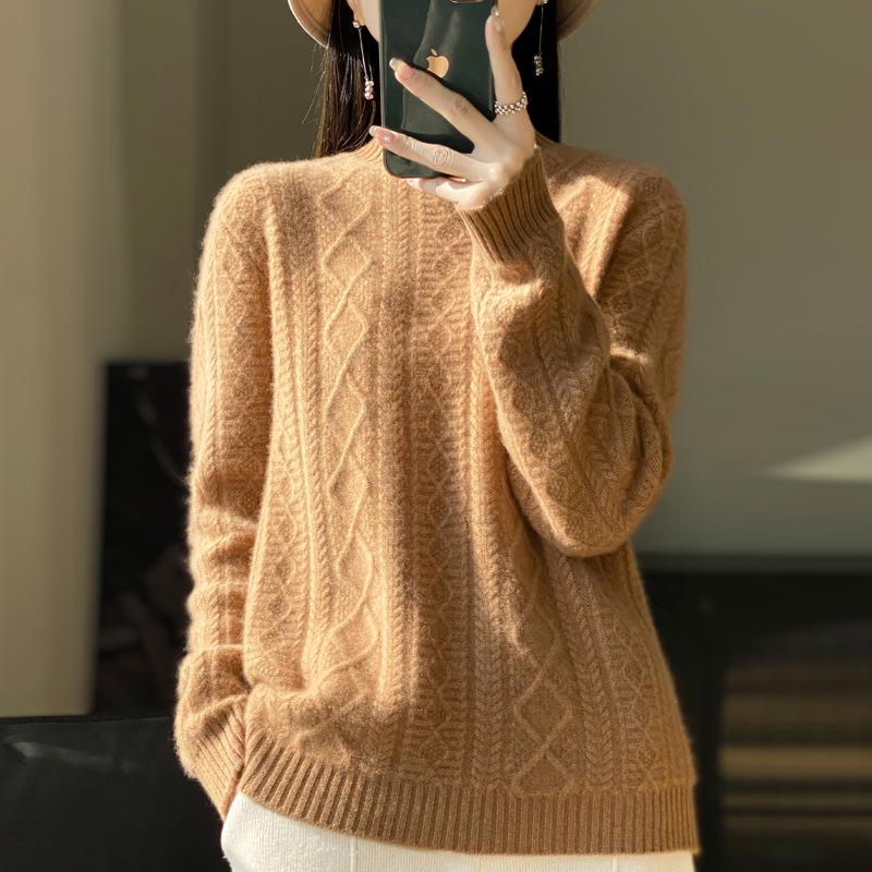 2005 New Wool Knit Sweater - Thickened Autumn/Winter Versatile Base Layer