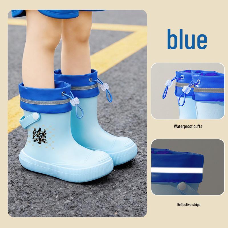 2026EVA Niedliche Cartoon-Gummistiefel für Kinder: Wasserdichte Gummischuhe für Mädchen