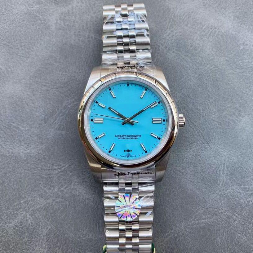 Orologio da uomo Rolex Oyster Perpetual 41mm - Acciaio Inossidabile 316, Luminoso, Impermeabile, Completamente Automatico.