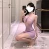 Erotic Lingerie Sexy Lace Halterneck Hip Skirt Pure Lust Temptation Abstinence Uniform Qqny Pajamas