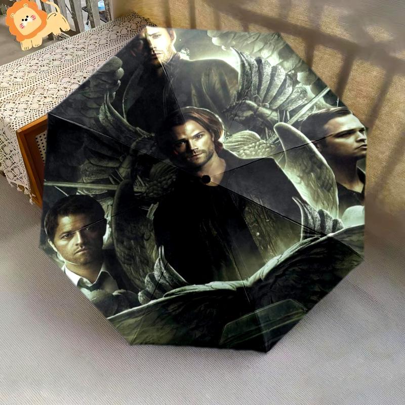 Supernatural Forces Unleashed Folding umbrella Portable durable Sun umbrella Umbrella Gift