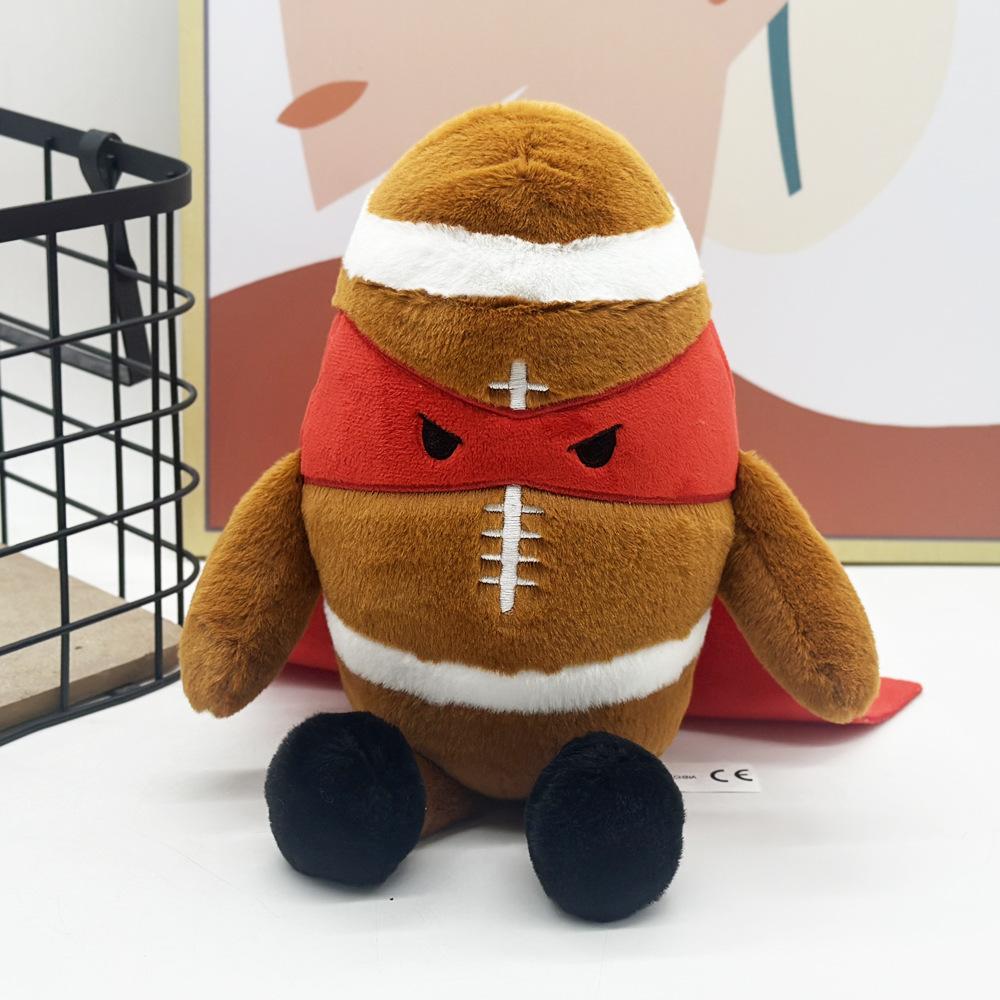 New Schwarz Heroes of The Game 7.5 Football Fun Cartoon Game Plush Peripheral Doll Gift Accompanying Plush Toy Birthday Gifts